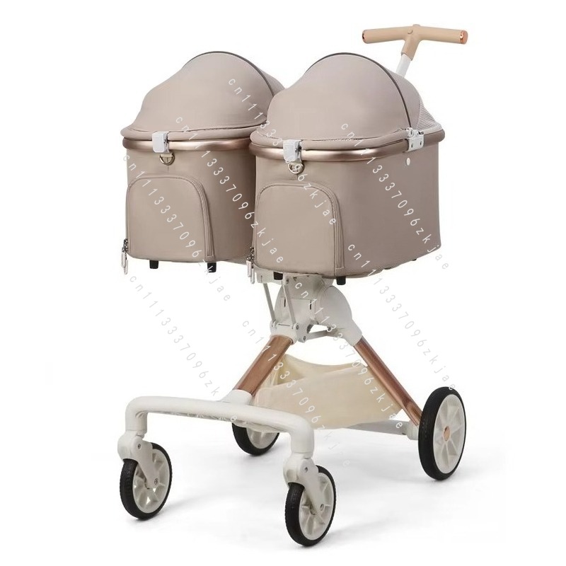 Luxury Bags Cute - Leuke, opvouwbare kinderwagen voor 2 katten,