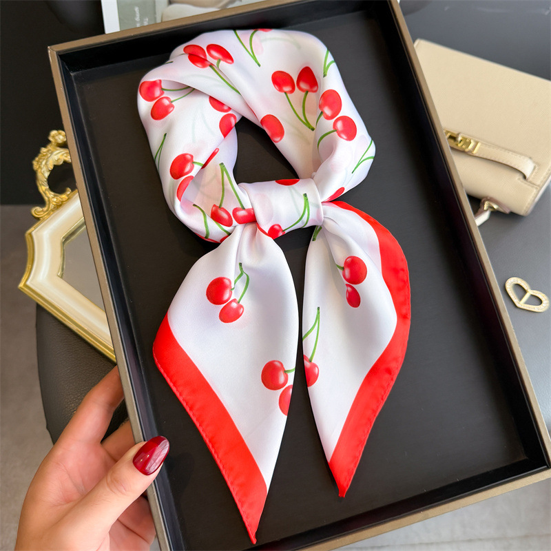 Luxury Bags China - Luxe Vierkante Satijnen Sjaal Vrouwen Schattig