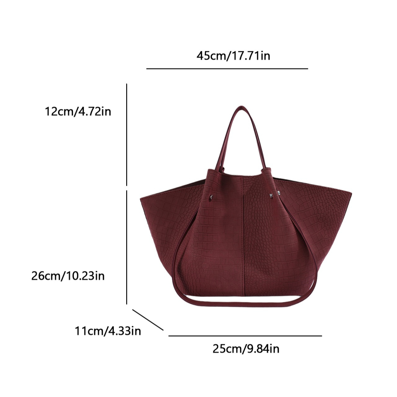 Luxe leren handtas met krokodi - Luxury Bags Tote recensie en prijs